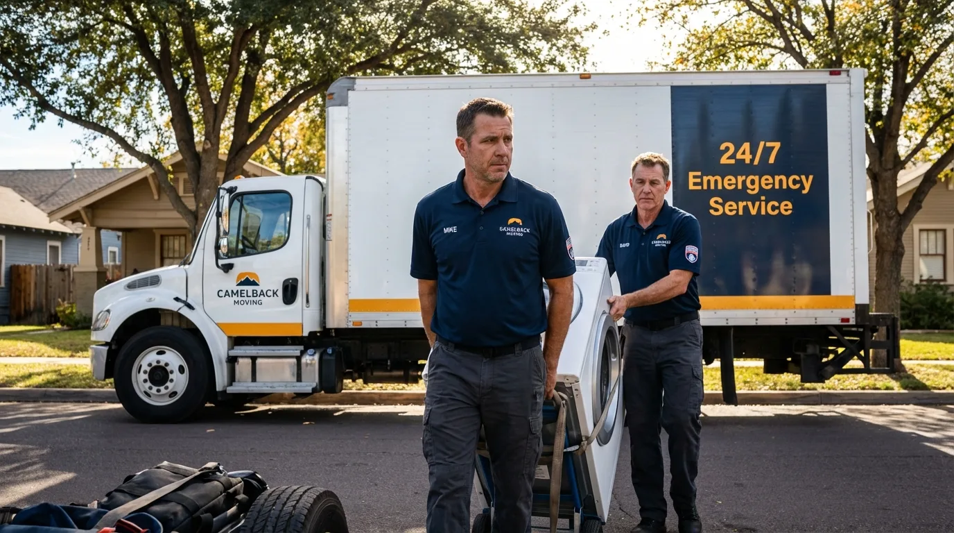CamelBack Moving crew loading furniture in Abita Springs, LA